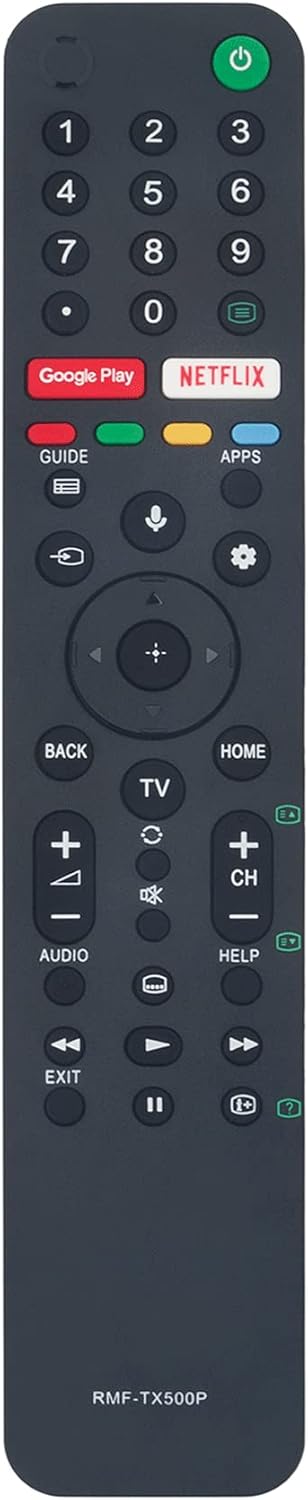 RMF-TX500P RMF-TX500T RMF-TX500C Replacement Voice Remote Control fit for Sony TV KD-43X8000H KD-49X8000H KD-55A8H KD-55X8000H KD-55X8500G KD-55X9...