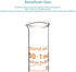 StonyLab 2-Pack 50ml Borosilicate Glass Graduated Cylinder Measuring Cylinder...