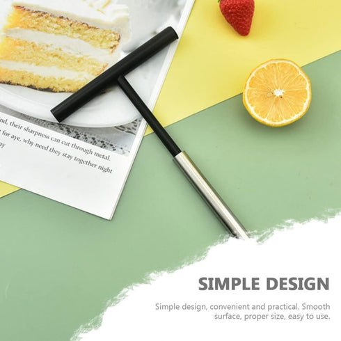 Hemoton 2pcs Crepe Spreader Nylon Pancake Batter Spreader Stainless Steel Dough Spreader Crepe Pan Maker Pancake Cooking Utensils for Home Restaur...