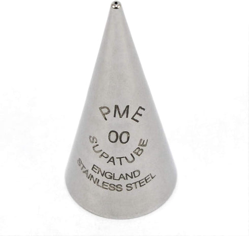 PME Seamless Stainless Steel Supatube Decorating Tip Writer No. 00...