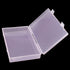 Goodma 4 Pieces Rectangular Plastic Boxes Empty Storage Organizer Containers with Hinged Lids for Small Items and Other Craft Projects (Pink, 7.1 ...