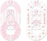 C102 Baby Girl Nursery Closet Clothing Size Dividers Pink Roses Set of 6 (1.25 Inch Rod)...
