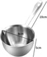 Mini Hot Oil Pan Mini Sauce Pan Mini Pan 3 in 1 Non Stick Pan Small Sauce Pan Handy Pan Mini Saucepan Cooking Pot Saucepan with Pour Spout Rice Po...