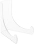 Plymor Clear Acrylic Flat Back Easel with Deep Support Ledges, 3" H x 2.25" W x 2.5" D (2 Pack)...