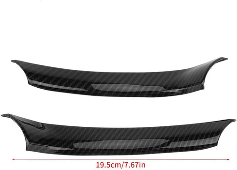 Keenso 2Pcs Car Interior Steering Wheel Carbon Fiber Decorative Decor Cover Trim for Stelvio/Giulia...