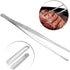 Gutsdoor Kitchen Tweezers Stainless Steel food Tongs for Cooking Tongs with Precision Serrated Tips Medical tweezers(12 Inch Straight)...