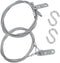 Garage Door Safety Cable for Extension Springs Galvanized Carbon Steel 8.5ft x 1/8" 7x7 Strands - 1Pair...