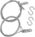 Garage Door Safety Cable for Extension Springs Galvanized Carbon Steel 8.5ft x 1/8" 7x7 Strands - 1Pair...