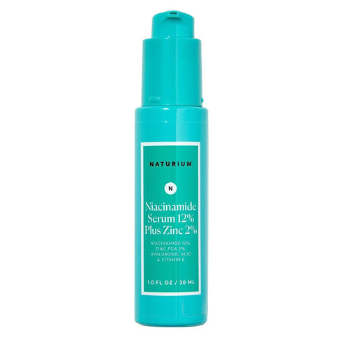 Naturium Niacinamide Face Serum 12% Plus Zinc 2%, Skin Complexion Treatment & Pore Minimizer, with Hyaluronic Acid & Vitamin E, 1 oz...