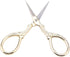 Crossstitch Scissors, Premium Tailor Scissors Fabric Scissors DIY Antique Sewing Shears Dresser Embroidery Tool Small Scissor(Gold)...