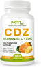 | C D Z | Vitamin C, 1000mg | Vitamin D3, 125mcg | Zinc, 25mg | Non-GMO & Gluten Free | 120 Vegetarian Capsules |120 Servings...