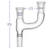 Borosilicate Glass Distillation Adapter, 3 Way Claisen Distilling Adapter with 24/40 Joints Chemistry Apparatus Lab Glassware...