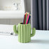 Silicone Pen Holder Cactus Pencil Holder Cute Pens Cup for Desk for Kids Office Decor Desk Accessories Pen Pot Desk Organizer (Green,2 Pack)...