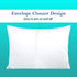 Travel Pillow Case 12x16 Size Set of 2 Envelope Closure Toddler Pillowcase 600 Thread Count 100% Soft Egyptian Cotton Travel Pillow Covers 12 x 16...
