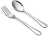 12 Pieces Spoons and Forks Set,Food Grade Stainless Steel Flatware Cutlery Set,6 Forks(6.8 inch) and 6 Spoons(6.6inch) Silverware Set for Home,Kit...