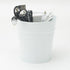 Pen Holder Cup For Desk Pencil Holder Metal Marker Pen Organizer Storage Small Tinplate Flower Pot Succulent Bucket Planters for Office Home - 2 P...