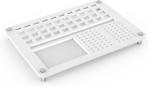 YIMAGUJRX 40 Switches Acrylic Lube Station for Custom Mechanical Keyboard Switches(White...