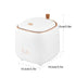 Plastic Trash can Creative Mini Desktop Trash can, with lid Small Home Office Cleaning Trash Button Desktop Storage bin, with 50 Trash Bags (Light...