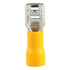 Baomain 1/4" Female quick disconnects vinyl Insulated Spade Wire Connector Electrical Crimp Terminal 12-10 AWG Yellow (200PCS)...