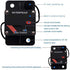 60 Amp Circuit Breaker 30A-300A with Manual Reset Waterproof Inline Fuse Inverter for Marine Trolling Motors Boat ATV Manual Power 12V-48VDC...