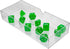 Ultra PRO - Eclipse 11 Dice Set (Lime Green) - Great Dice Set for All Kinds of Card Games and Board Games Such As, DND, MTG, and RPG - UP Your Gam...