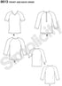 Simplicity US8613A Men's Knit Long Short Sleeve Shirt Patterns by Mimi G Style, Sizes XS-M, White...
