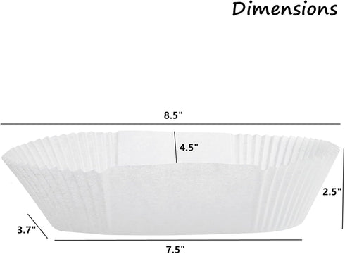 DEAYOU 80 PCS Bread Baking Liners, Baking Cups for Cakes, Snacks, Cupcakes, Weddings, Parties, White...