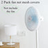 2 Pack 16" Fan Cover,Washable Pedestal Fan Dustproof Cover,Protect Kid Children Baby Finger Net Fan Mesh Cover,Summer Home Fan Safety Dust Cover,P...