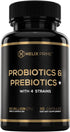 Probiotics and Prebiotics for Women or Men Probiotics 60BN CFU Lactobacillus Acidophilus Bifidobacterium Lactis Made in USA...