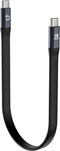 DOCKCASE Short USB C to USB C Cable (0.72ft), 3.1 Gen 2 10Gbps 100W 4K Video Data Transfer Charging Cable for Samsung Galaxy S8, S9, S10,T5 LaCie ...