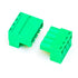 10 Set 5.08mm 4 Pin Male & Female Phoenix Type Connector No Soldering Green PCB Screw Terminal Block 4 Pole...