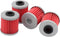 Pack of 4 Oil Filter for Kawasaki KX250 KX250F KX450F for Suzuki RMX450Z RMZ250 RMZ450 Beta EVO 250 300...