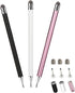 Stylus Pens for Touch Screens(3 Pack), 6 Replaceable TipsHigh Precision Capacitive Stylus Pen for iPad iPhone Android Tablets and All Universal To...