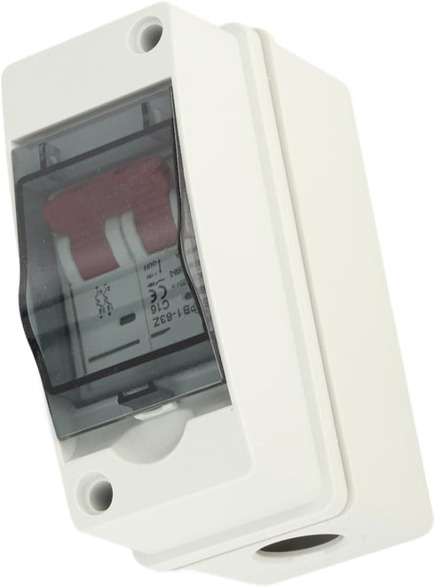 Miniature Circuit Breaker for Solar Panels Outdoor Waterproof Solar Disconnect Switch with IP65 Rating DIN Rail Enclosure and RV Breaker Box for D...