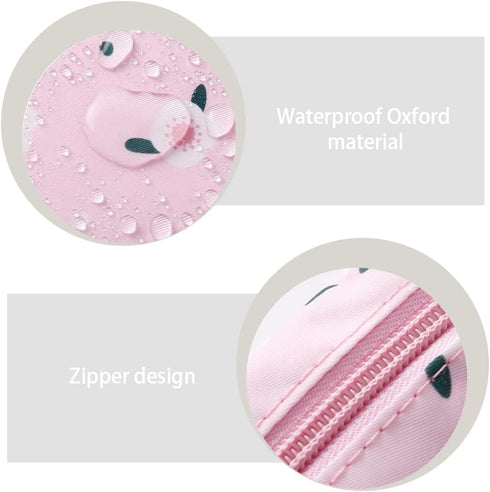 Sanitary Napkin Storage Bag, 2 Pcs Portable Period Bag Zipper Menstrual Pad Bag Reusable Menarche Packs for Women Ladies, First Period Kit for Tee...