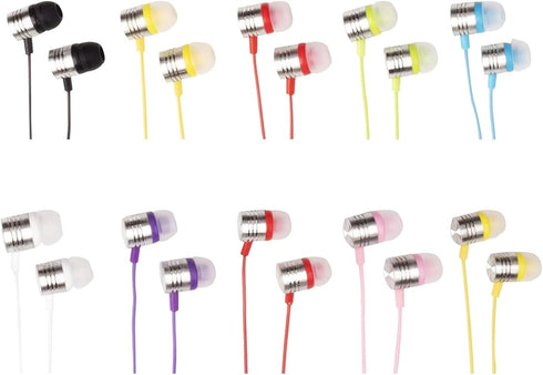 Kids Noise Cancelling Headphones Corded Ear Plugs 3.5mm Stereo Sound Kids Headphones for School a Classroom Must Haves for Continuous Learning (Pa...