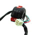 TC-Motor 3 Function 8 Wire Handle Kill Light Start Switch Female Plug for Chinese 50cc 70cc 90cc 110cc ATV Quad Kazuma Taotao Coolster...