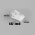 50Pcs Self Adhesive Clips, Plastic Sticky Clips Spring Clips, Photo Clips Clear Wall Tapestry Clips for Posters Photos Paper Document, Clear...