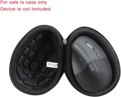 Hermitshell Hard Travel Case for Logitech Lift Vertical Ergonomic Mouse (Black, Case for Right-Handed Mouse)...