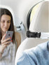 Headrest Car Fast Charger - Retractable Multi Port for USB-C Android Apple 3 in 1 Headrest 3 feet Cable Charger for Lyft Uber Taxi Ride Share for ...