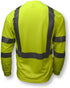 Radians ST21-3PGS-M Class 3 Max-Dri Moisture Wicking Mesh Long Sleeve Safety T-Shirt, Medium, Green...