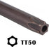 generic 1Pcs Star Key Bit Wrench,Tamper Proof Star Key Bit Wrench,L-Shape 6.37Inch (162MM) Long Arm High Carbon Steel Hand Tool for Daily Repairs(...