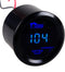 2" 52mm Black Car Auto Digital Blue LED Light Water Temp Fahrenheit F LED Gauge...