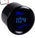 2" 52mm Black Car Auto Digital Blue LED Light Water Temp Fahrenheit F LED Gauge...