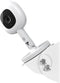 iTODOS Adjustable Angle Wall Mount Bracket Compatible with Nanit Pro Smart Baby Monitor & Flex Stand, Aluminum Alloy Material -White...