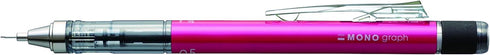 Tombow Mono Graph Shaker Mechanical Pencil 0.5mm, Pink Body (SH-MG81)...