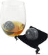 Luxe Whiskey Stones - Set of 2 Marble Chilling Spheres in Gift Box with Velvet Storage Bag...