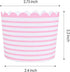 Webake Full Size Paper Baking Cups, 6oz Pink Cupcake Liners for Cupcake Bath Bomb, Muffin Case, Great for Cupcake Baking Decoration Set of 25 (Pin...