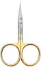 Dr. Slick Arrow Scissor, 3-1/2", Gold Loops, MicroTip, Straight...