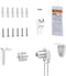 HOMEBOX Roller Blinds Connector Roller Shades Clutch for 1.1" Tube Fitting Parts Repair Kit Complete with Metal Brackets, Child Safety Clip and Ch...